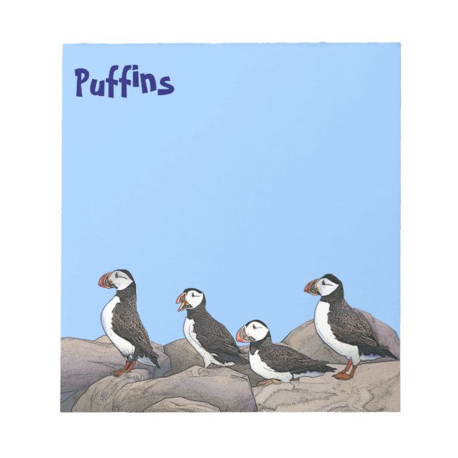 Bloc-note Puffins de l'Atlantique (Devant)