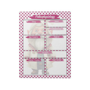 Bloc-note Purple Dr Gnome Nursing - Pathophysiologie Temp