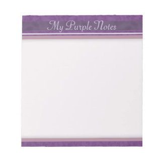 Bloc-note Purple Lavender Mauve