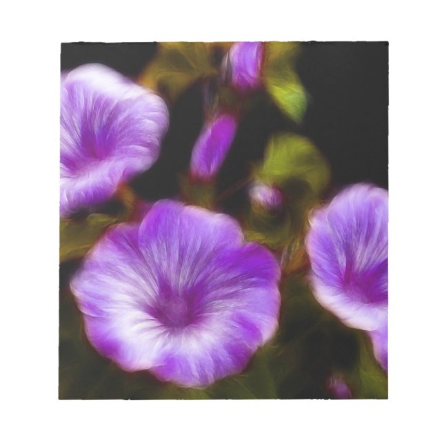 Bloc-note Purple Petunias (Devant)