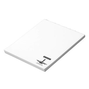 Bloc-note Queen Chess Sachez Qu'Elle Peut Se Déplacer Dans N