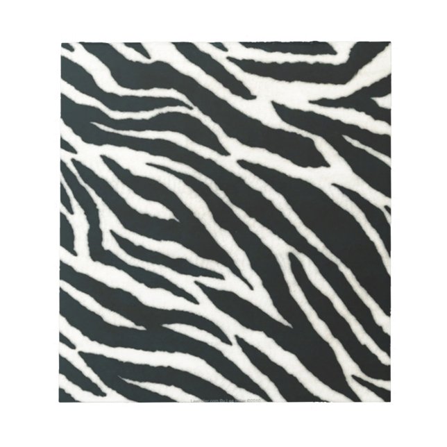 Bloc-note RAB Rockabilly Zebra Imprimer noir et blanc (Devant)