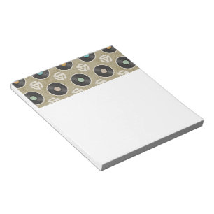 Bloc-note Rangées de motif de disques