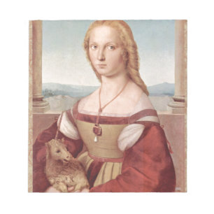 Bloc-note Raphael Dame et la Licorne Classique beaux-arts