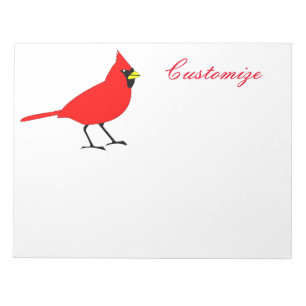 Bloc-note Red Cardinal Bird Thunder_Cove