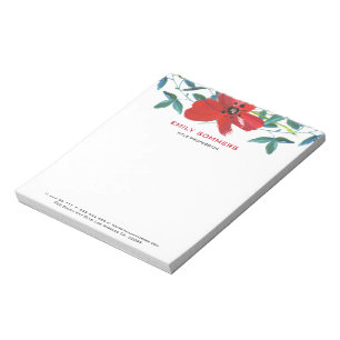 Bloc-note Red Poppy
