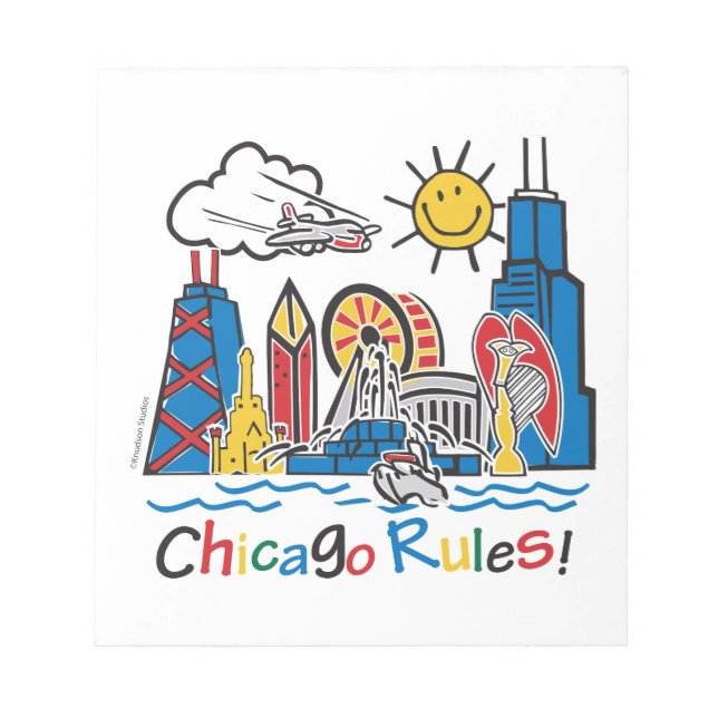 Bloc-note Règles de Chicago (Devant)