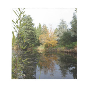 Bloc-note Relaxing garden scene picture, beautiful trees