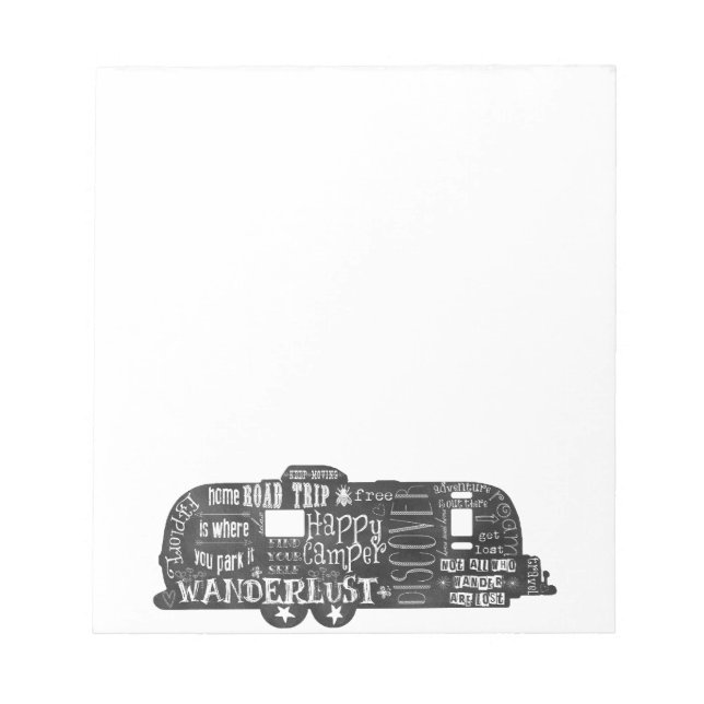 Bloc-note Remorque Chalkboard (Devant)
