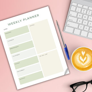 Bloc-note Rendez-vous quotidien du planificateur horaire