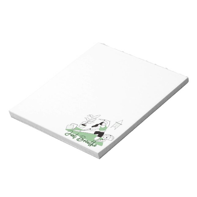 Bloc-note Respirer la pochette de méditation Yoga (Tourné)