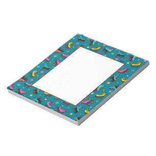 Bloc-note Rétro Roller Skates et Stars