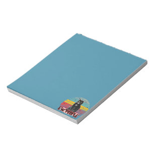Bloc-note Retro Vintage Chat Noir Ew