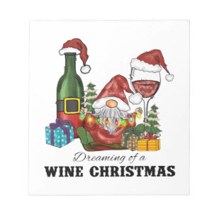 Bloc-note Rêver d'un Noël de vin