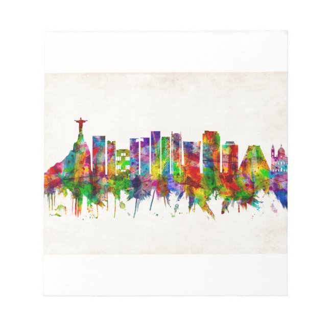 Bloc-note Rio de Janeiro Brazil Skyline (Devant)