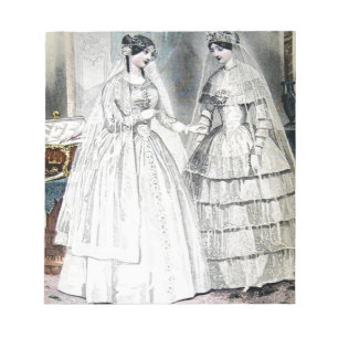 Bloc-note Robe Mariage antique