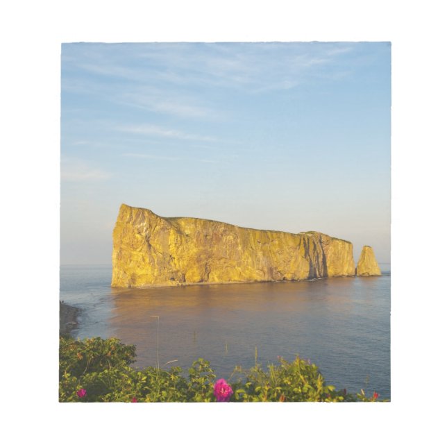 Bloc-note Rocher Perce (Perce Rock), Québec, Canada. (Devant)