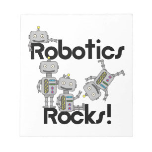 Bloc-note Roches de robotique
