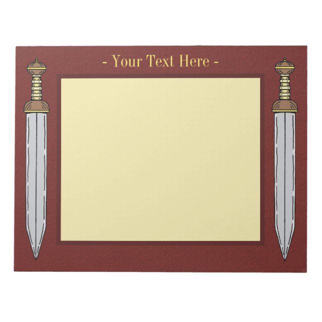 Bloc-note Roman Gladius (Devant)