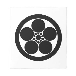 Bloc-note Rond avec plat de prune