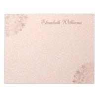 Rose Gold Floral Mandala Post-it Notes