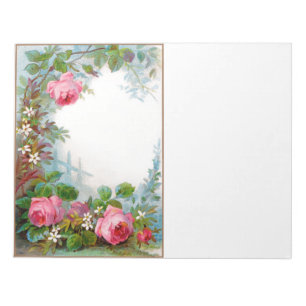 BLOC-NOTE ROSES & JASMINES