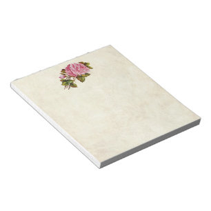 Bloc-note Roses roses vintages