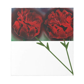 Bloc-note Roses rouges