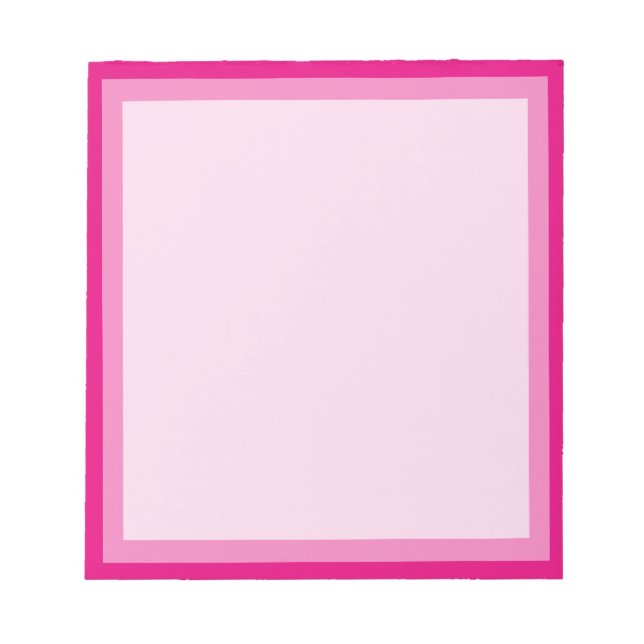 Bloc-note Rosy Pink Classic Boarder Cadre photo (Devant)
