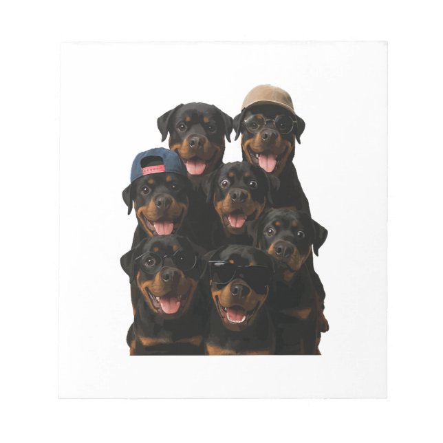 Bloc-note Rottweiler (Devant)