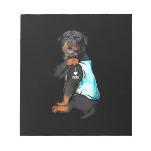 Bloc-note Rottweiler I Love Maman Tattoo