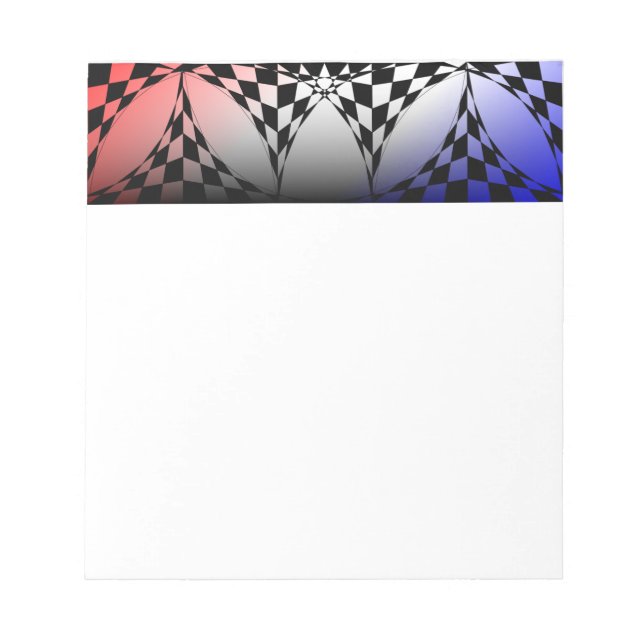Bloc-note Rouge-Blanc-Bleu par Kenneth Yoncich (Devant)