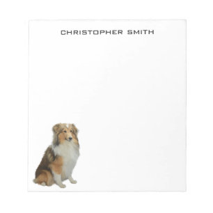 Bloc-note Rough Collie Chien