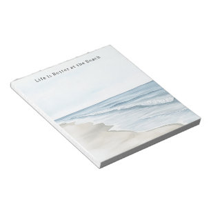 Bloc-note Sable de plage océan