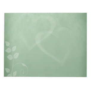 Bloc-note Sage Vert Vintage