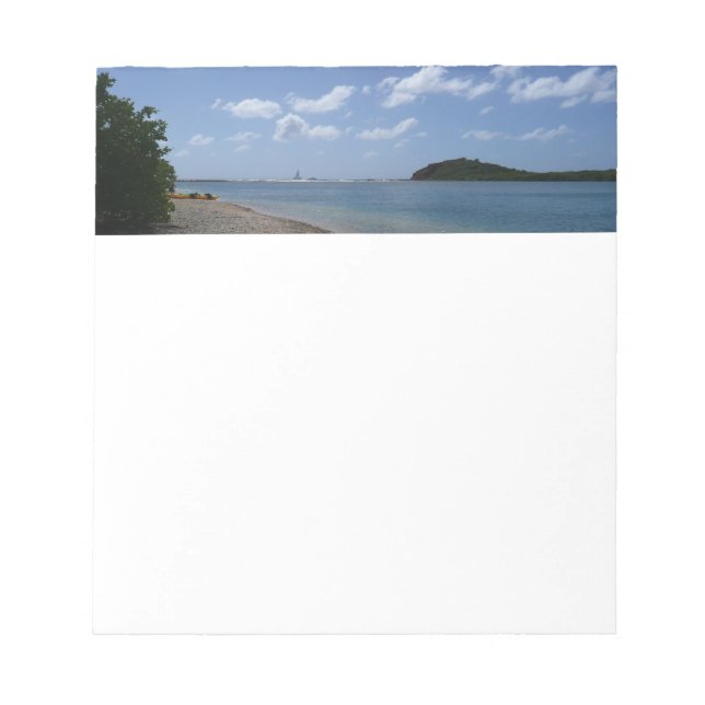 Bloc-note Sailboat à la distance de St Thomas (Devant)