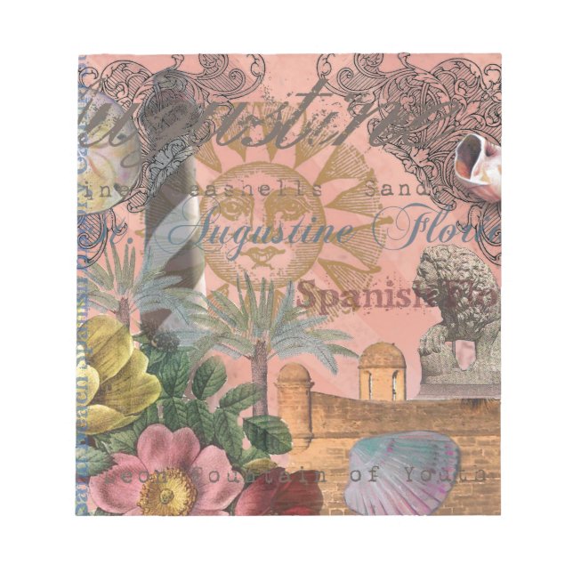 Bloc-note saint augustine florida voyage art antique (Devant)