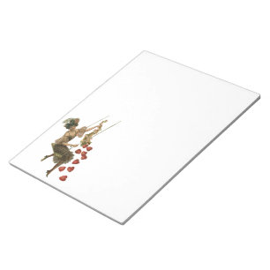 Bloc-note Saint-Valentin vintage, Dame victorienne sur une b