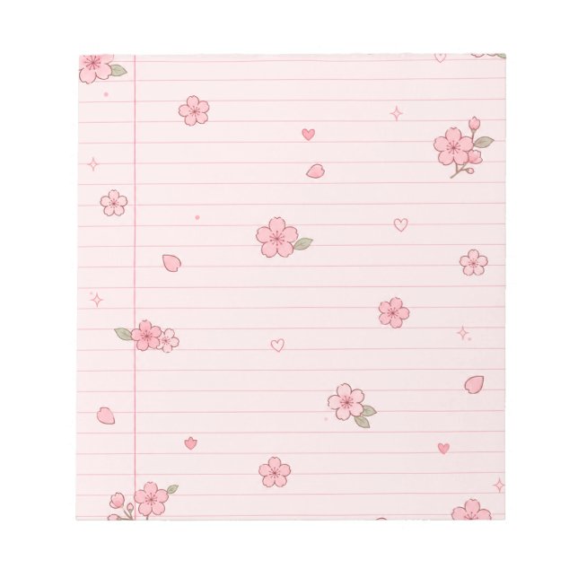 Bloc-note Sakura Rose (Devant)