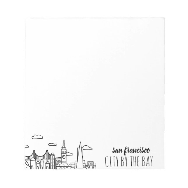 Bloc-note San Francisco Skyline (Devant)