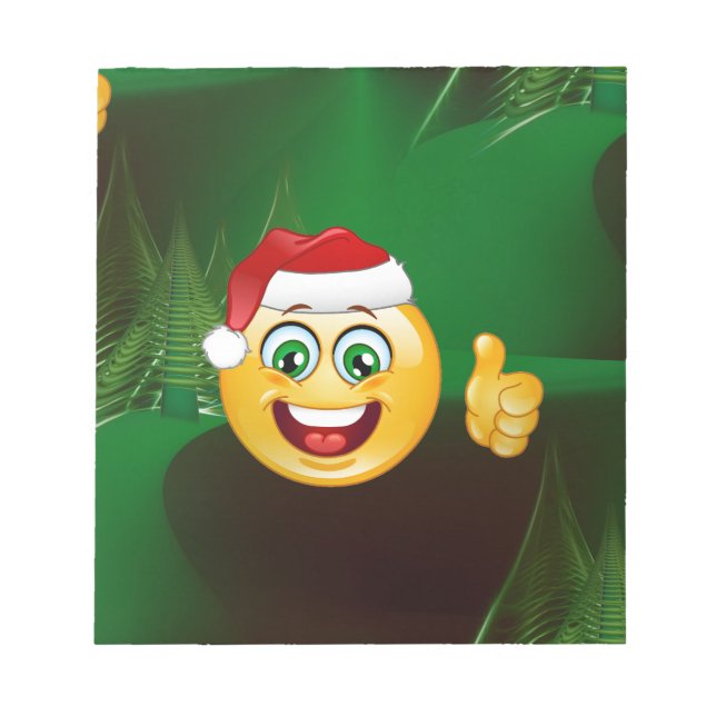 Bloc-note santa claus emojis (Devant)
