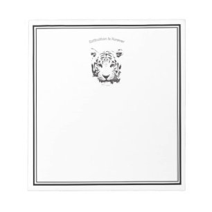 Bloc-note Sauvez le tigre