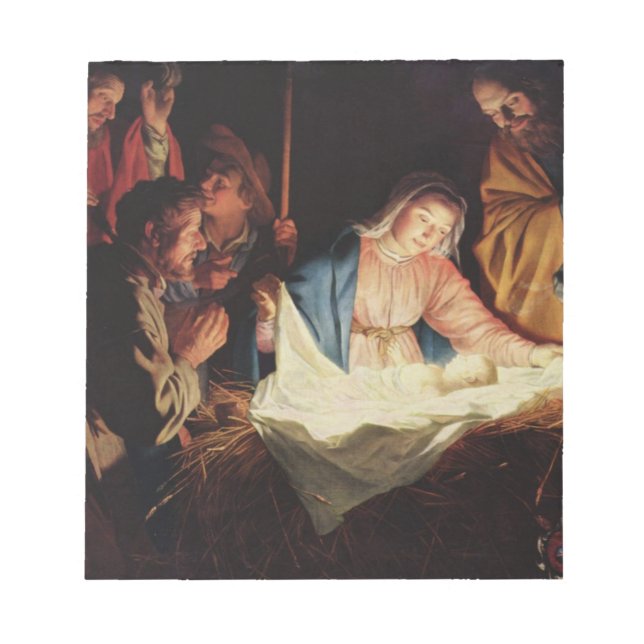 Bloc-note Scène de la Nativité (Devant)