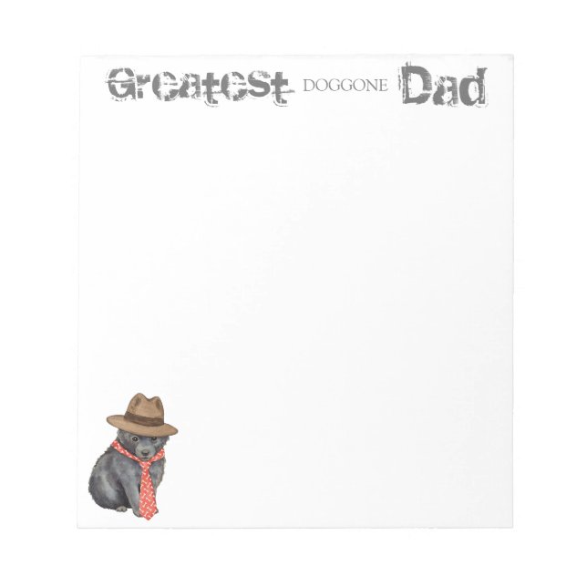 Bloc-note Schipperke Papa (Devant)