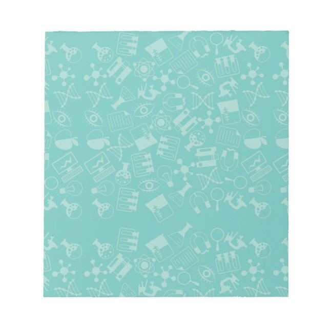 Bloc-note Science Icons Notes de post-it Motif (Devant)
