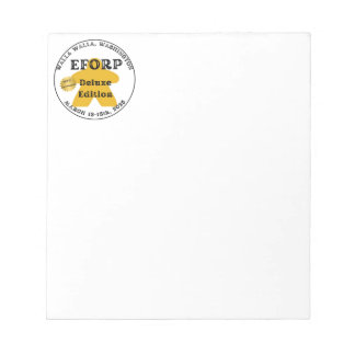 Bloc-note Scorepad officiel EFORP 2025