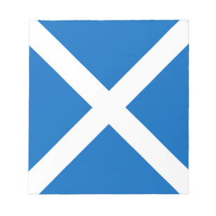 Bloc-note Scotland flag Scottish Saltire