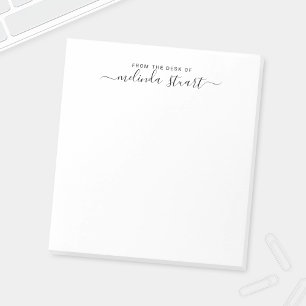 Bloc-note Script moderne professionnel