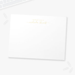 Bloc-note Script moderne professionnel