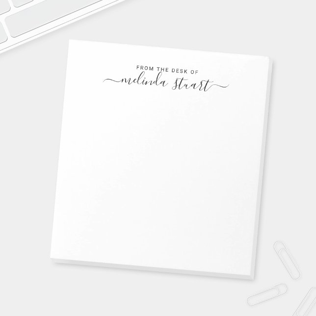 Bloc-note Script moderne professionnel (Créateur téléchargé)